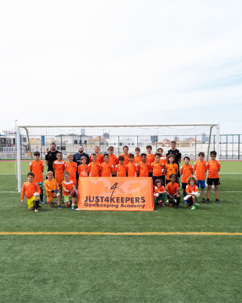 J4K_Group Camp Photo A group picture of goalkeepers attending a training camp